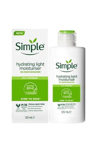 آبرسان و مرطوب کننده ۱۲ساعته سیمپل مدل لایت