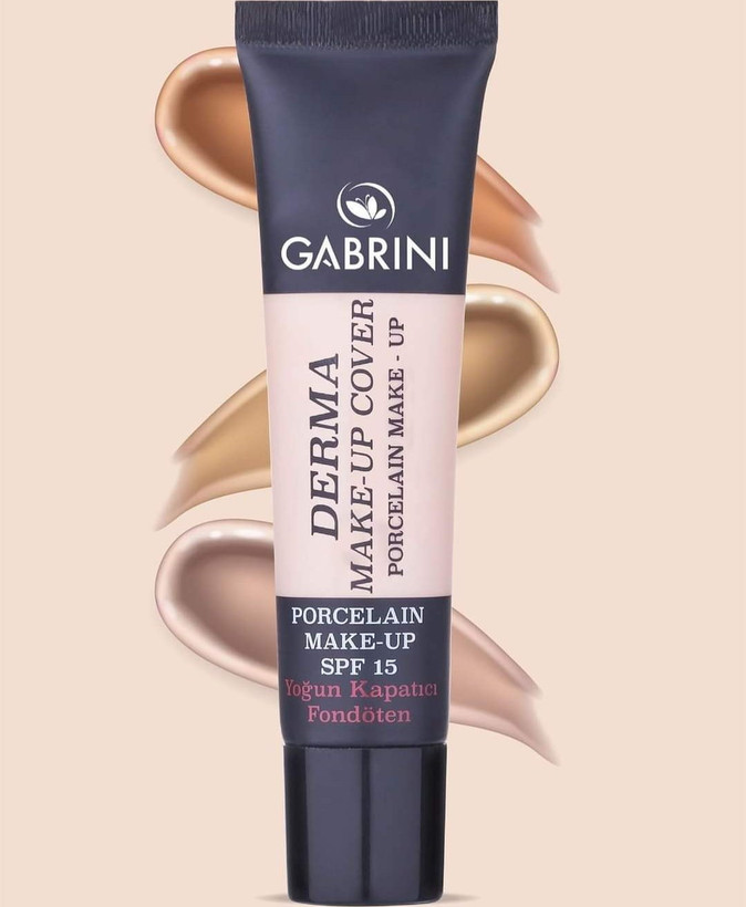 خرید کرم پودر مات گابرینی 24 ساعته مدل Derma