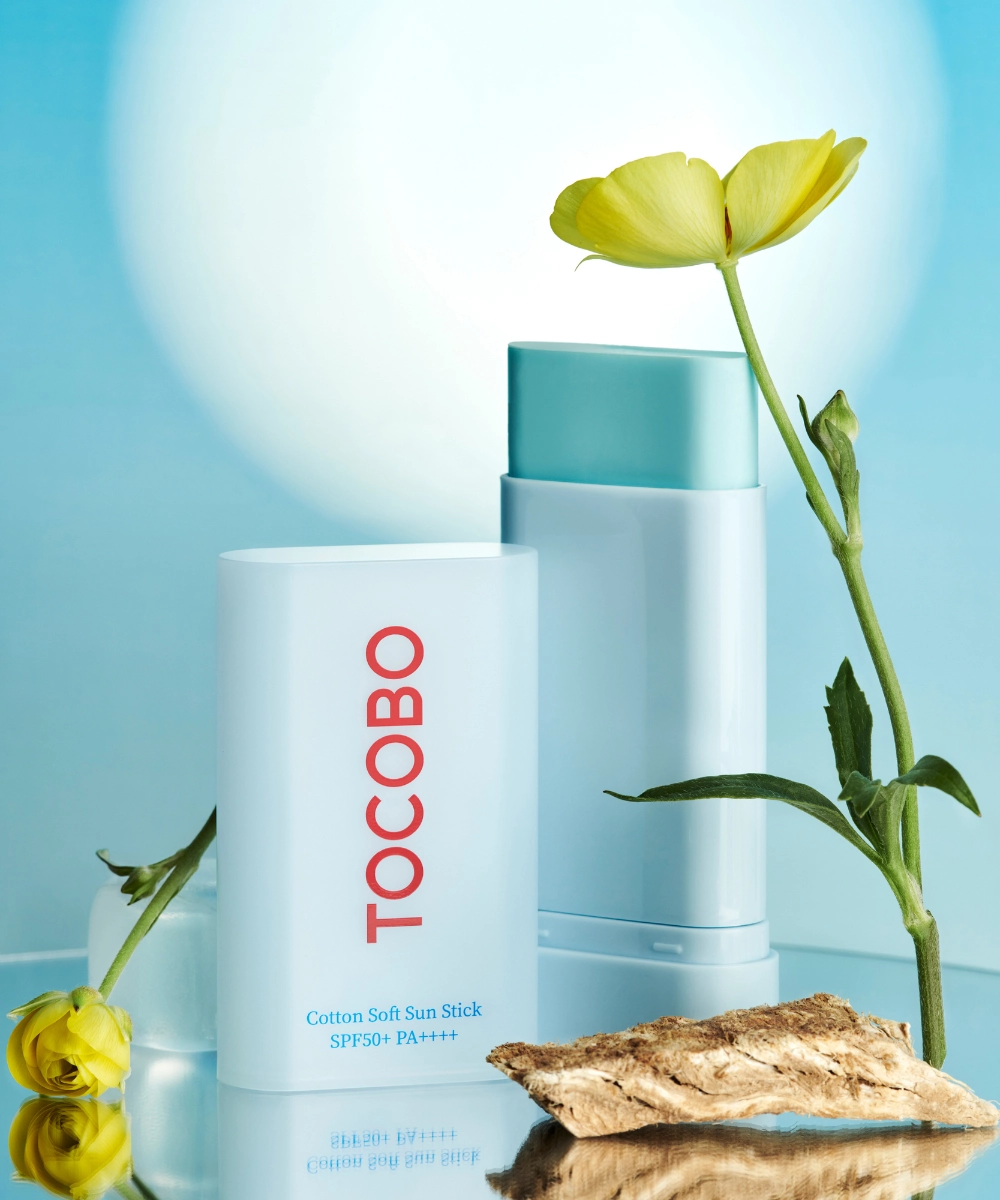 ضد آفتاب استیکی توکوبو اصل با SPF 50 حاوی عصاره پنبه کتان وزن 19 گرم