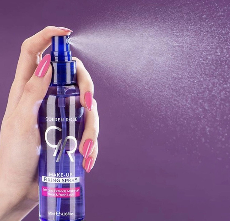 اسپری تثبیت کننده آرایش 120میل گلدن رز