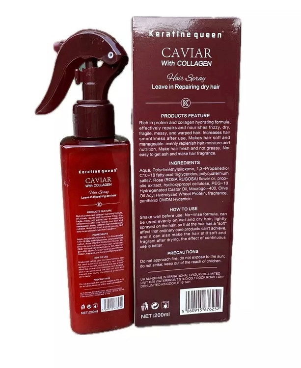 خرید اسپری مو کراتین کوئین مدل خاویار