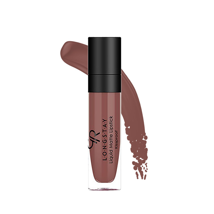 رژلب مات مایع بادوام گلدن رز شماره 22